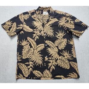 Paradise Style Hawaii Tropical Aloha Button Front Shirt Mens XL